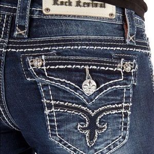Rock Revival Dark Blue Skinny Jeans